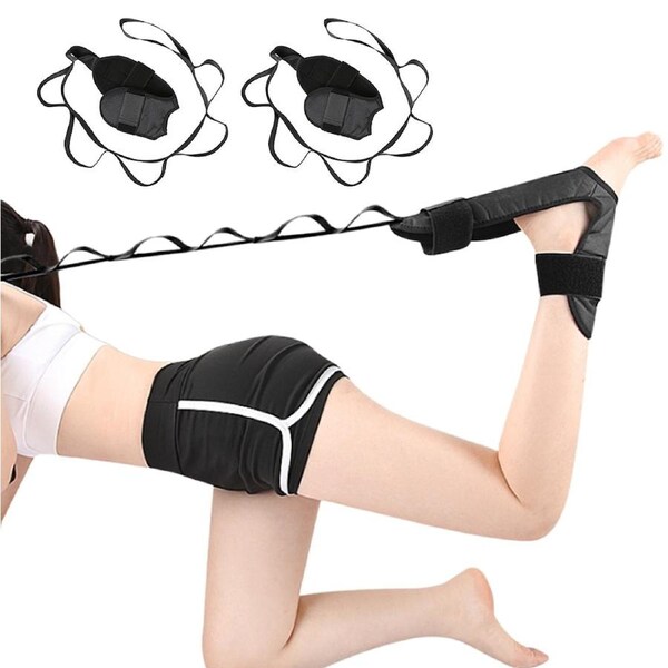 6-Loop Gradient Yoga Stretch Strap for Flexibility and Fitness