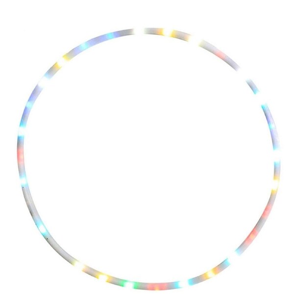 LED Light Up Hula Hoop with 24 Color Changing Modes for Fitness