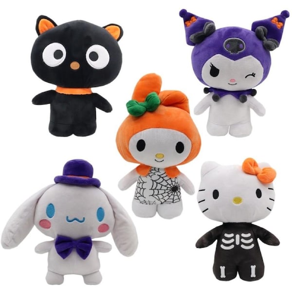 Hello Kitty Halloween Plush 25cm 5 Pack
