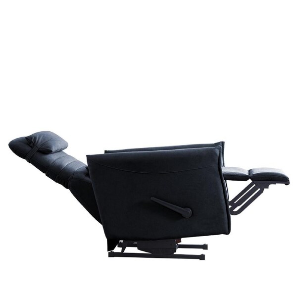 HelloFurniture Eden Rocking Recliner Chair Charcoal Black