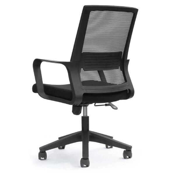 HelloFurniture Eros Medium Back Office Chair Black