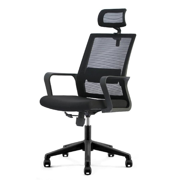 HelloFurniture Eros High Back Office Chair Black