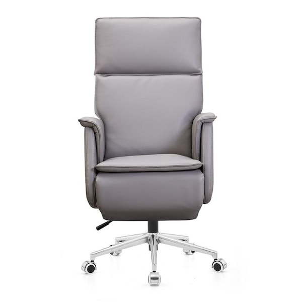 HelloFurniture Leeton Office Recliner Chair Koala Grey