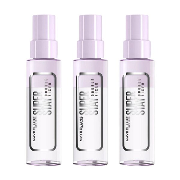 3 x Maybelline SuperStay Double Fixer Setting Spray 55mL
