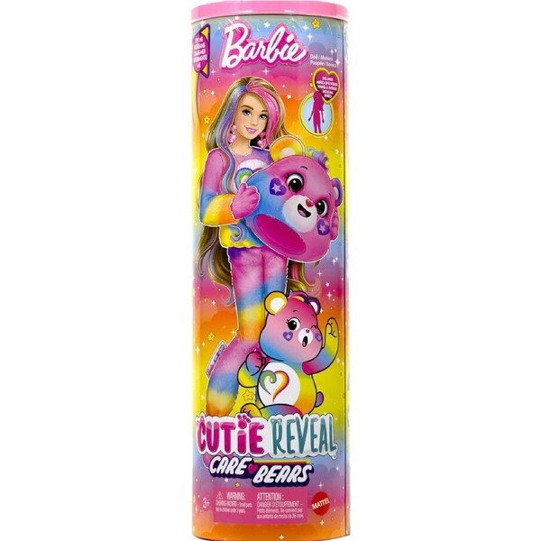 Barbie Cutie Reveal Care Bears Series Doll - Togetherness Bear