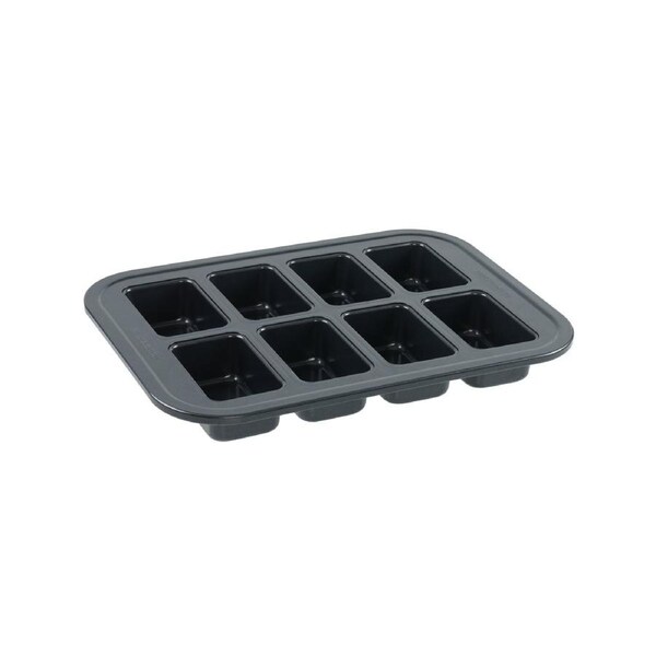 8pc Bakers Secret Mini Loaf Pan Premium Non Stick 8 Cup Oven/Microwave