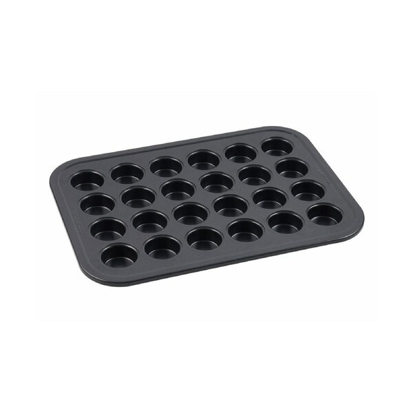 24pc Bakers Secret Mini Muffin Pan Non Stick Heavy Duty Dishwasher Safe