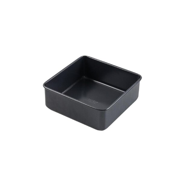 Bakers Secret Square Cake Pan Nonstick Loose Base Heavy 20.5cm Dishwasher Safe