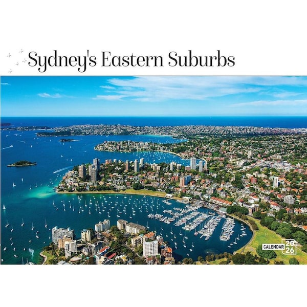 2026 Calendar Prestige Sydney's Eastern Suburbs 16-Month Horizontal Wall, Bartel CA620