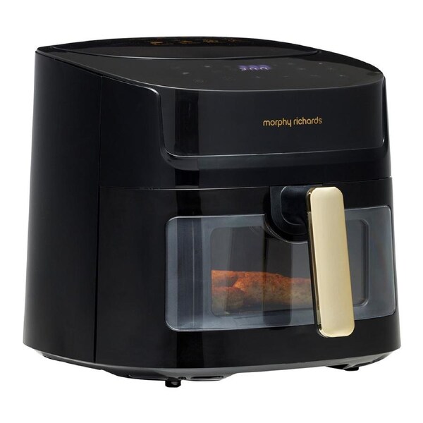 Morphy Richards 6.5L Digital Air Fryer MRAF72BK w/LED Touch Control Panel 8 Preset Cooking Programs Non Stick Drawer