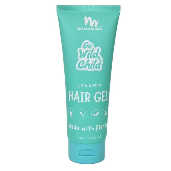 No Nasties Plant Based Kids Hair Gel Zesty Lime & Fresh Mint 125ml