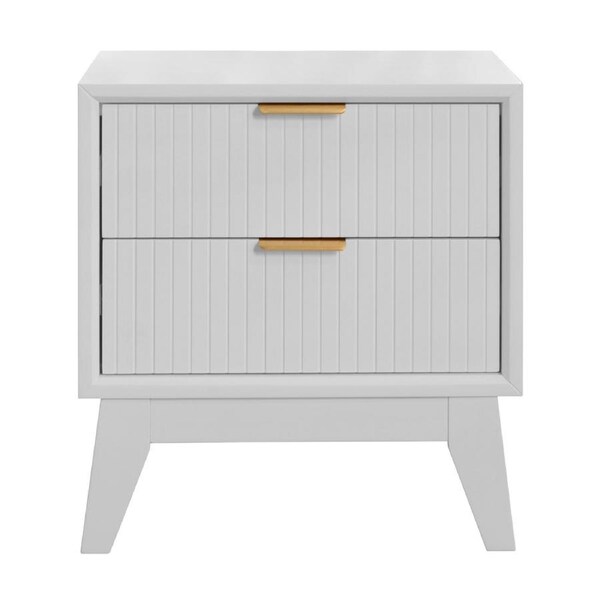 Matilda Bedside Table White