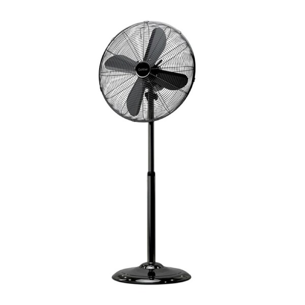 Goldair 45cm Pedestal Fan Black/Chrome GCPF265