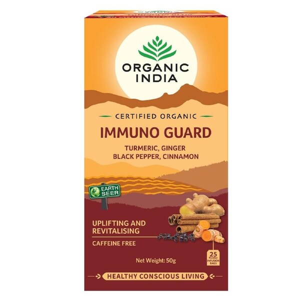 Organic India Immuno Guard Tea Bags 25 Pack
