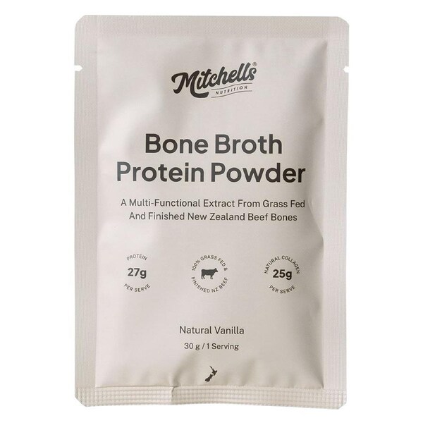 Mitchells Nutrition Bone Broth Protein Powder Vanilla 30g