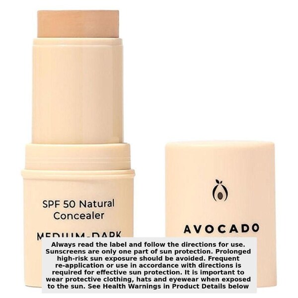 Avocado Zinc SPF50 Natural Concealer Medium - Dark 9g