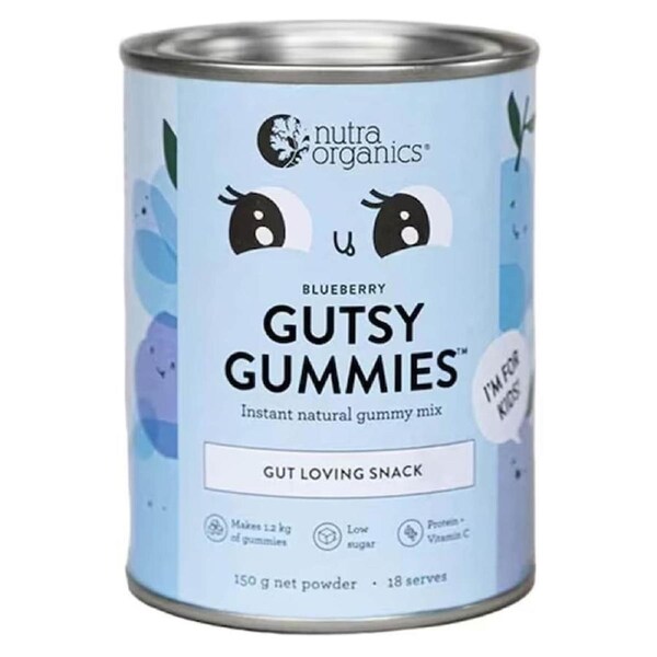 Nutra Naturals Gutsy Gummies Blueberry 150g