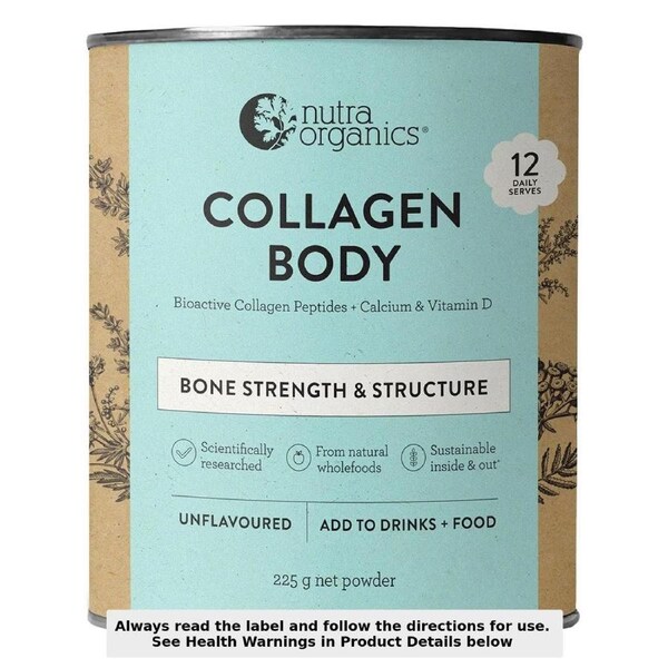 Nutra Naturals Collagen Body Bone Strength & Structure Powder 225g