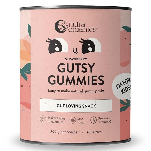 Nutra Naturals Gutsy Gummies - Strawberry 300g