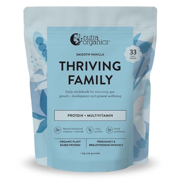 Nutra Naturals Thriving Family Protein Smooth Vanilla 1kg