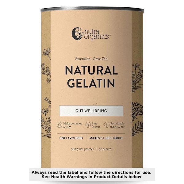 Nutra Naturals Australian Gelatin Powder Unflavoured 500g