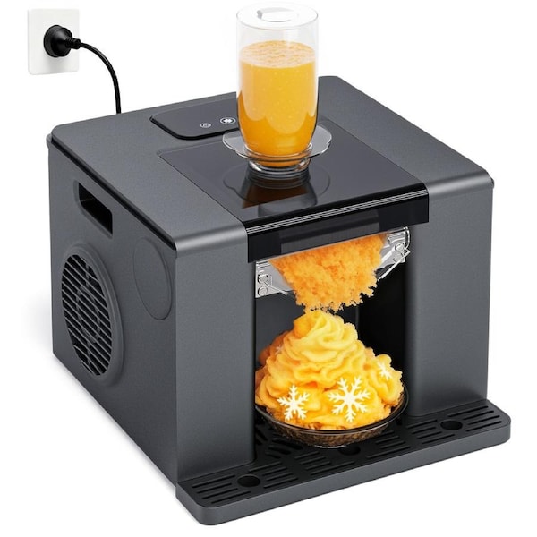 Advwin Snow Ice Maker Machine, 60KG/24H Shaved Ice Machine with Rapid Cooling, Self-Cleaning Snowflake Ice Making, 750ML Ice Crusher Machine for Home/Office/Restaurant/Bar/Party