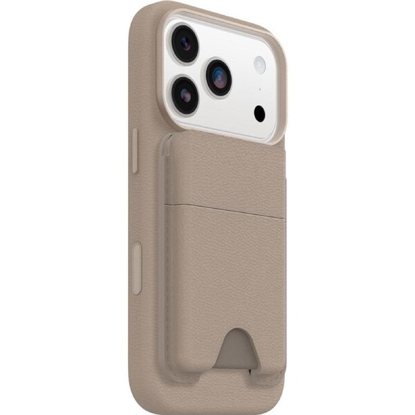 [77-98732] OtterBox Magnetic Cactus Leather Wallet - Grey Comfort (Biege)