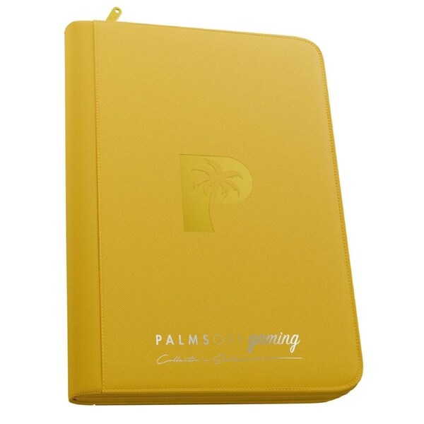 Palms Off Gaming Collector's Series 9 Pocket Zip Binder (Yellow)