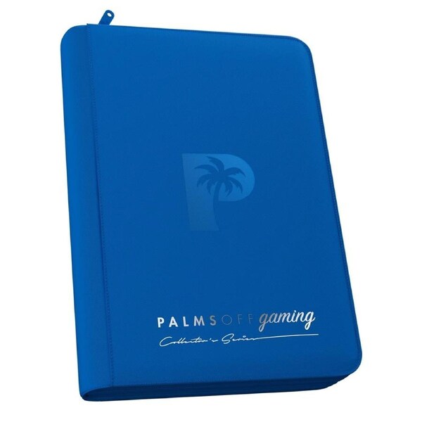 Palms Off Gaming Collector's Series 4 Pocket Zip Binder (Blue)