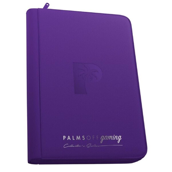 Palms Off Gaming Collector's Series 9 Pocket Zip Binder (Purple)
