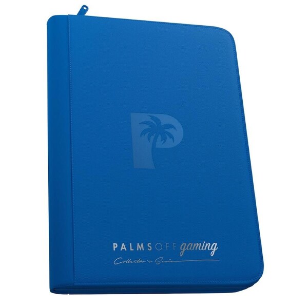 Palms Off Gaming Collector's Series 9 Pocket Zip Binder (Blue)