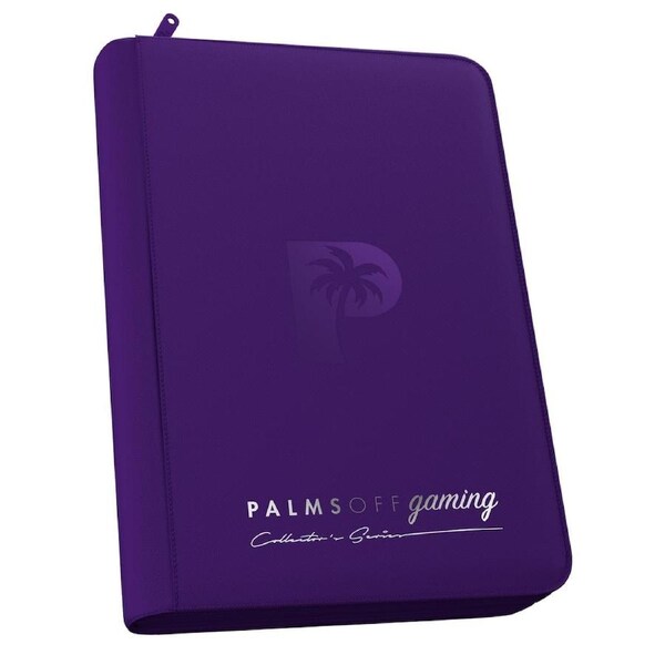 Palms Off Gaming Collector's Series 4 Pocket Zip Binder (Purple)