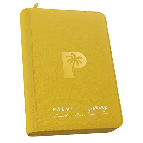 Palms Off Gaming Collector's Series 4 Pocket Zip Binder (Yellow)