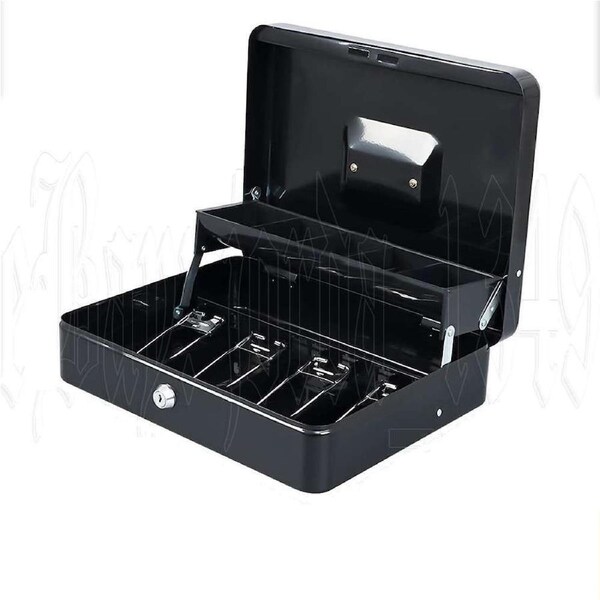 Portable Lockable Cash Box with Deposit Slot and 2 Keys