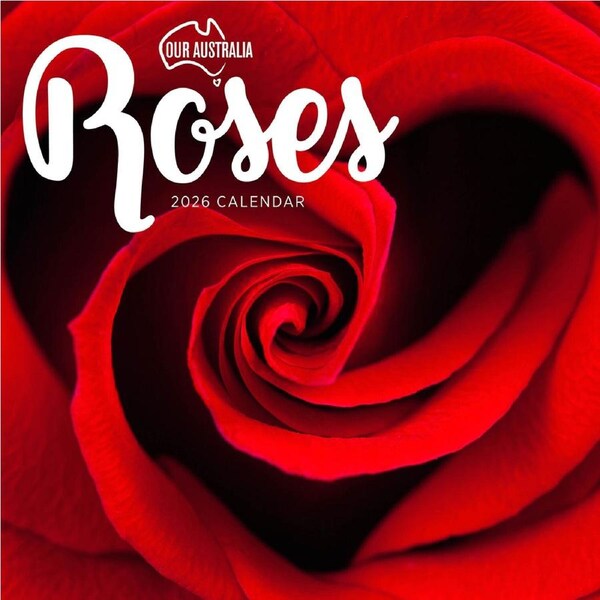 2026 Calendar Our Australia Roses Square Wall Paper Pocket COB26