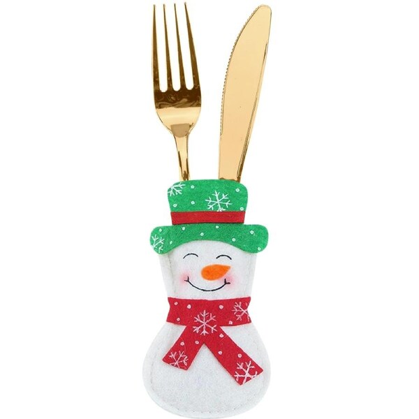 Snowman Cutlery Cover