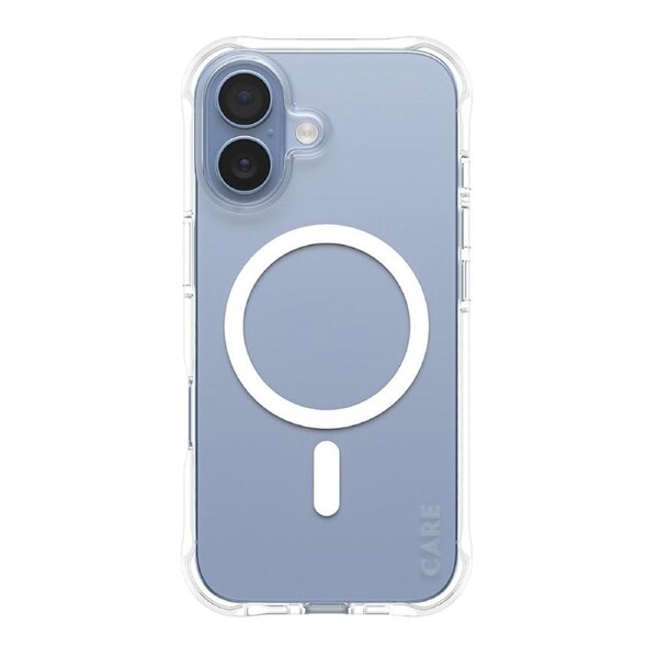 PanzerGlass CARE by Samba Magsafe Case for iPhone 17 - Clear/White