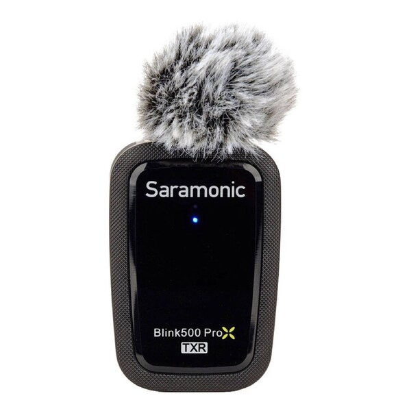Saramonic Blink 500 ProX TXR Transmitter/Recorder with Built-In Mic and Lavalier Mic (2.4 GHz) Black