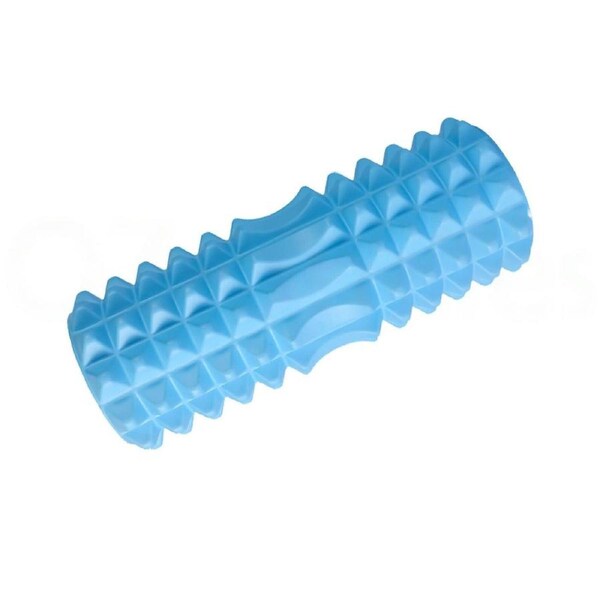 Pilates Foam Roller Long Physio Yoga Fitness GYM Exercise Training 3D Point - 33cm Blue 33cm