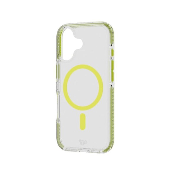 Tech21 EvoCrystal MagSafe Case for iPhone 17 - Clear/Green