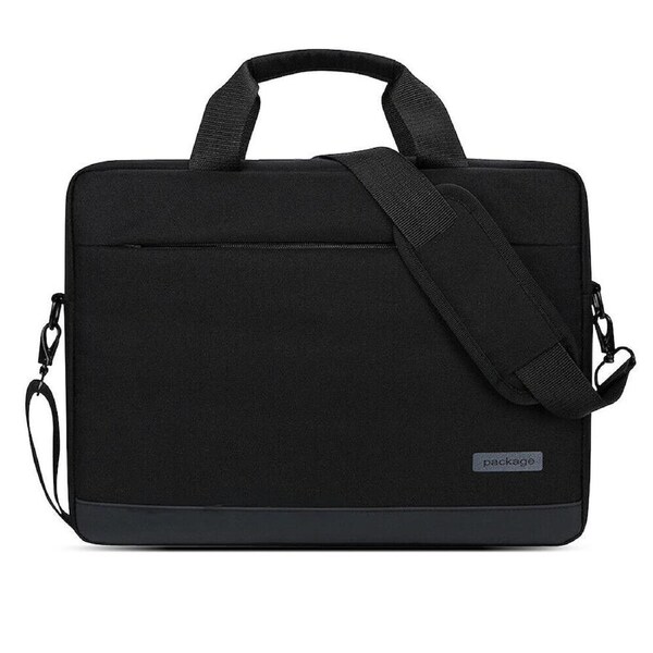 Laptop Shoulder Bag Sleeve Briefcase Case For Macbook Lenovo HP Dell Sony - Black 15 Inch