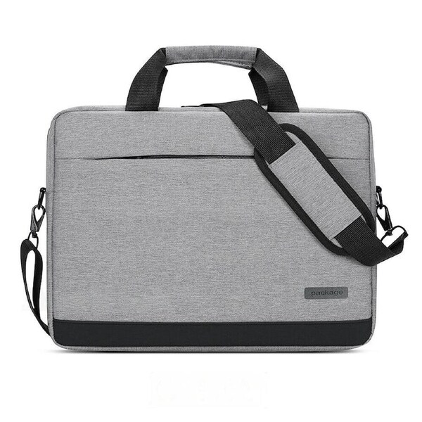 Laptop Shoulder Bag Sleeve Briefcase Case For Macbook Lenovo HP Dell Sony - Grey 17 Inch