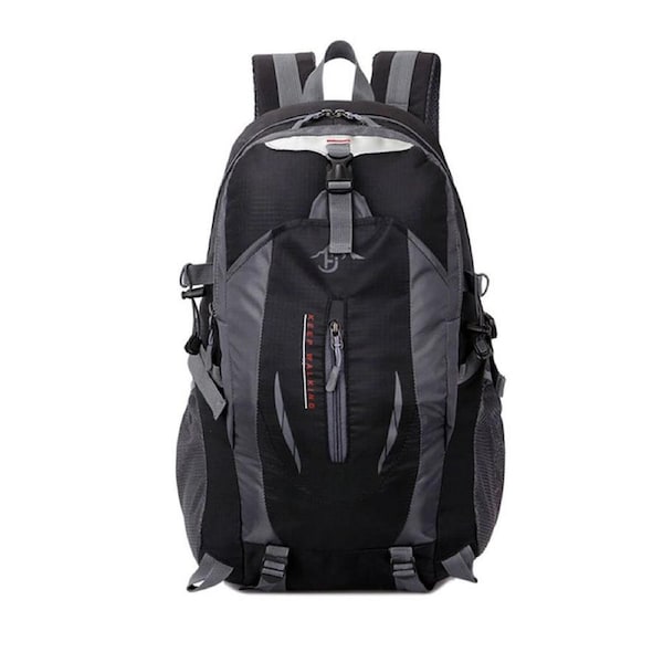 Hiking Camping Bag Large Waterproof Backpack Outdoor Travel Luggage Rucksack - 40L Black