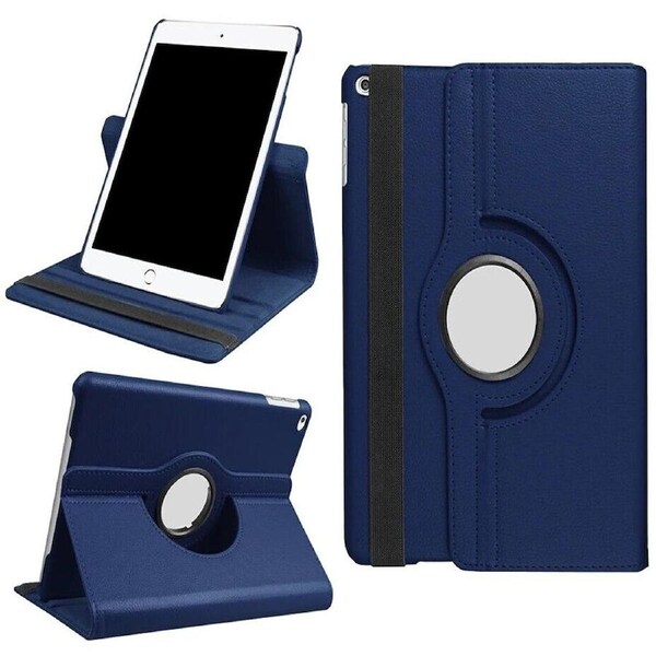 Smart 360 Rotate Leather Case Cover For iPad 9 8 7 6 5 Gen Air 3 2 1 Pro 10.5 - Navy iPad Air 1