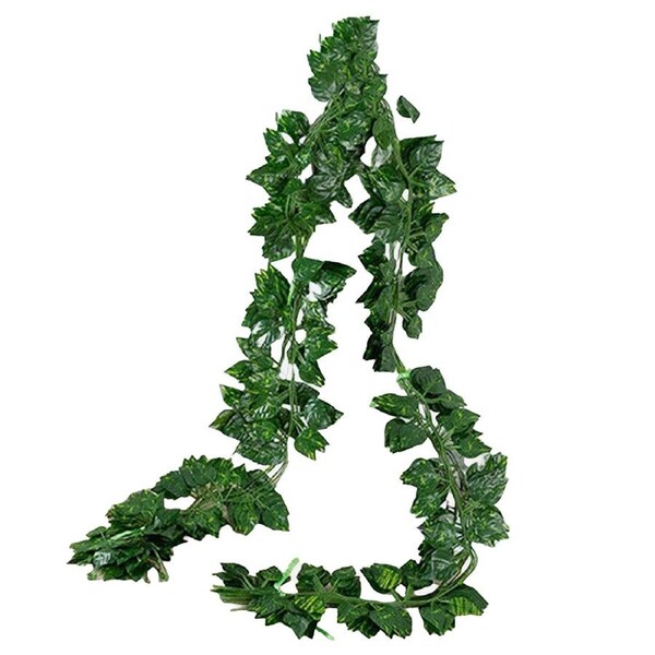 Artificial Ivy Vine Fake Foliage Flower Hanging Leaf Garland Plant Party Scindapsus Leaves