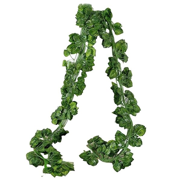 Artificial Ivy Vine Fake Foliage Flower Hanging Leaf Garland Plant Party Watermelon Leaves