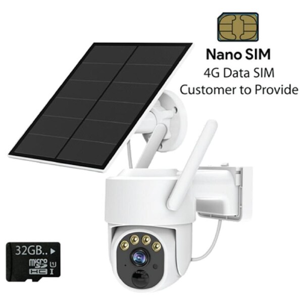 GERBER Security Cam PTZ 4G White