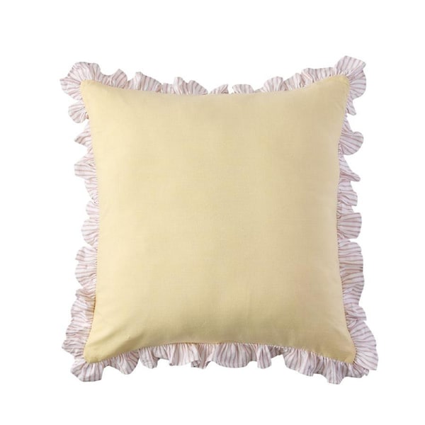 MyHouse Ruffle Floor Cushion - Butter