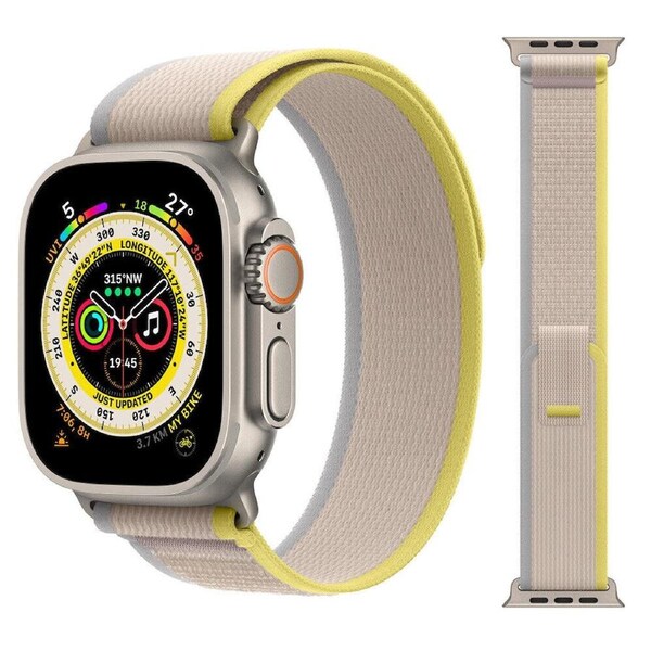 Trail Loop For Apple Watch Band Strap IWatch Series SE 9 8 7 6 5 40 41 44 45 Ultra - Yellow Beige 38 40 41mm
