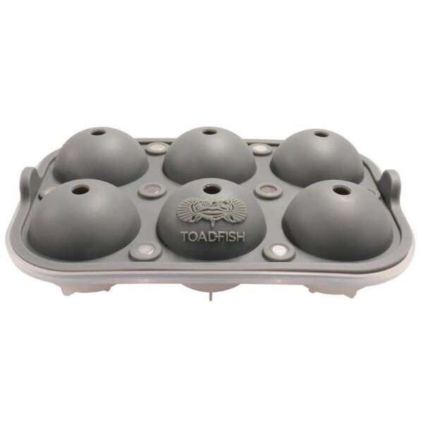 Toadfish Silicone 6-Pk Ice Ball Freezer Tray XL Ice Balls